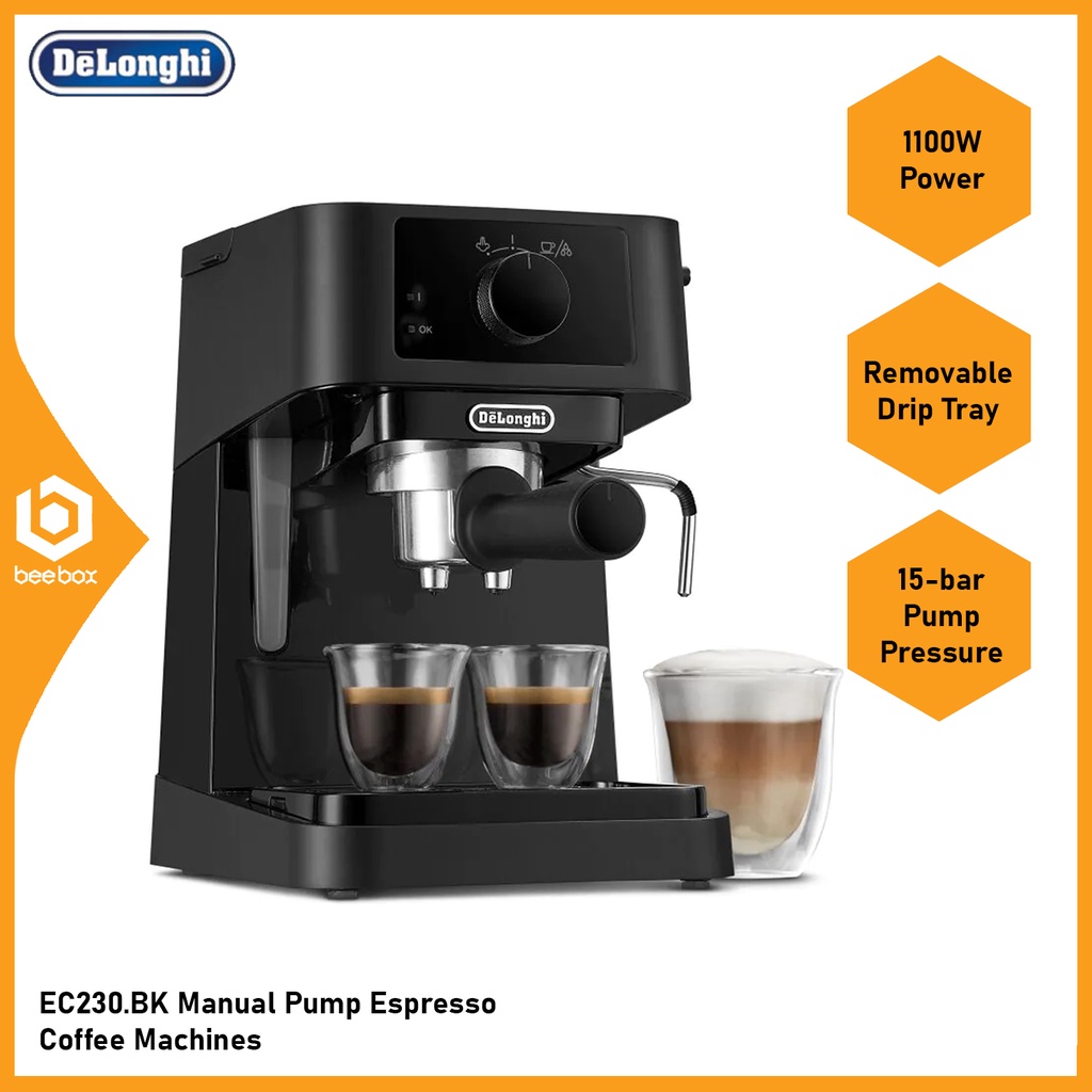 DeLonghi Stilosa Manual Pump Espresso Coffee Machine