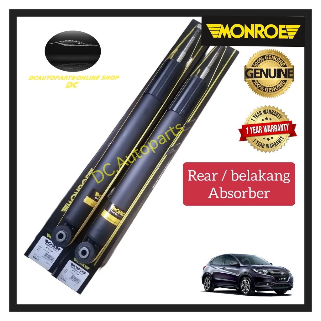 MONROE OESPECTRUM SHOCK ABSORBER HONDA HRV 1.5 1.8 T7A REAR / BELAKANG ...
