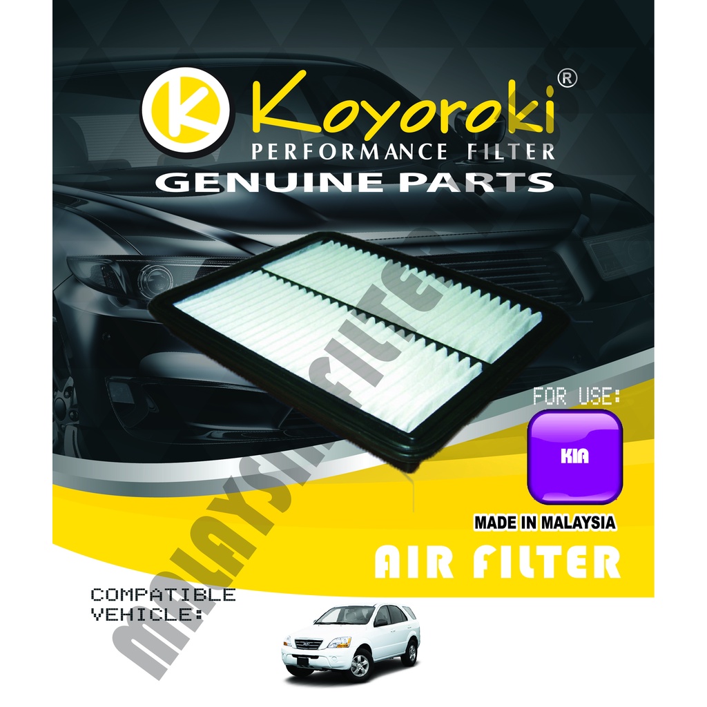 KIA SORENTO(BL) PENAPIS AIR FILTER RKI3E000P 281133E000 Shopee