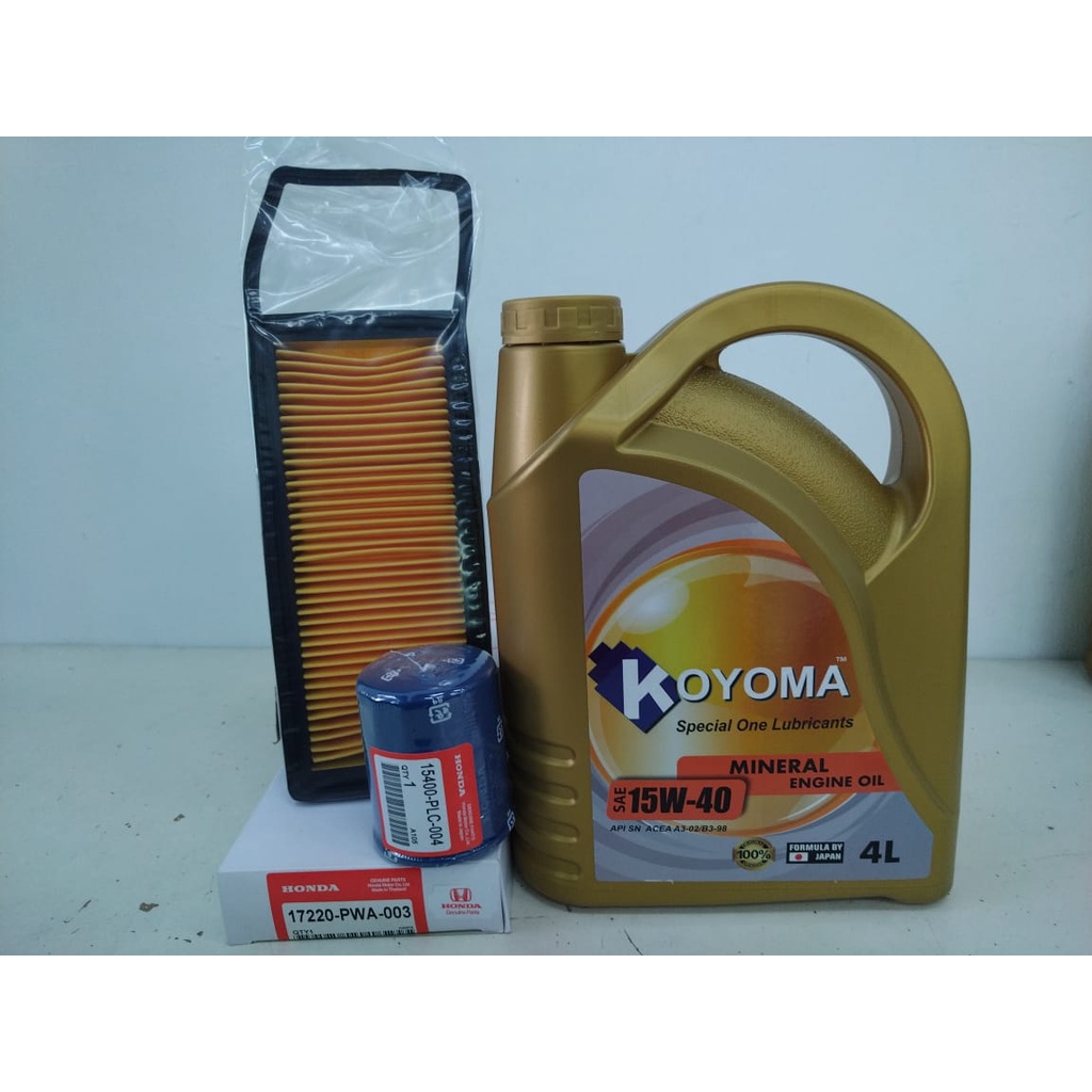HONDA CITY SEL V-TEC, JAZZ 2014y, FIT 1.5 AIR FILTER + OIL FILTER ...