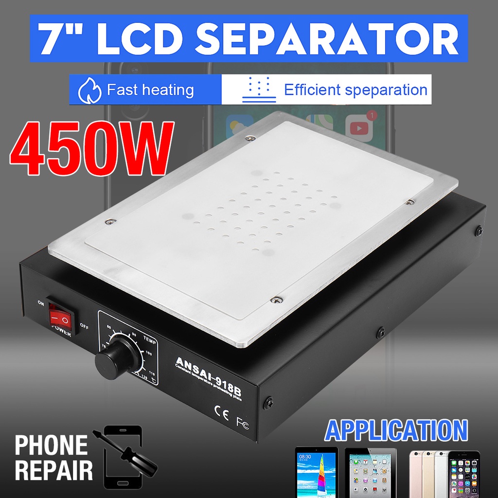 Screen Separator Auto Heating Metal Phone Repair Machine Glass Removal Heating Platform Plate