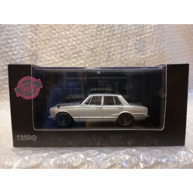 Ebbro 1/43 Nissan Skyline GTR PGC10 Hakosuka Silver | Shopee Malaysia