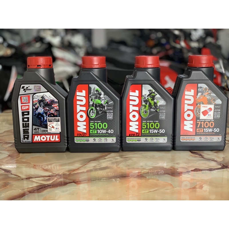 9,23€/l Motul 5100 4T SAE 20W-50 4 L Halbsyn Motorrad Öl