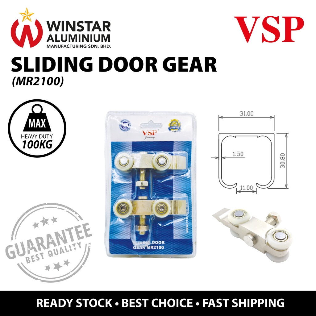 VSP Sliding & Folding Door Gear Shopee Malaysia