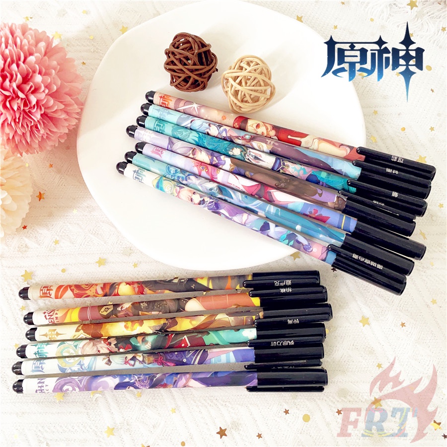 Genshin Impact Q-1 Pen 1Pc Game Morax Xiao Keqing Gel Pen Neutral Pens ...