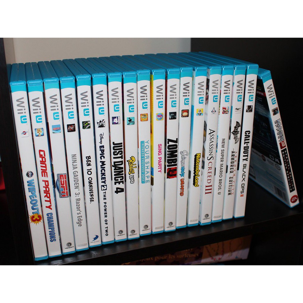 (Used) Nintendo Wii U Games Lot Kasi Clear Shopee Malaysia