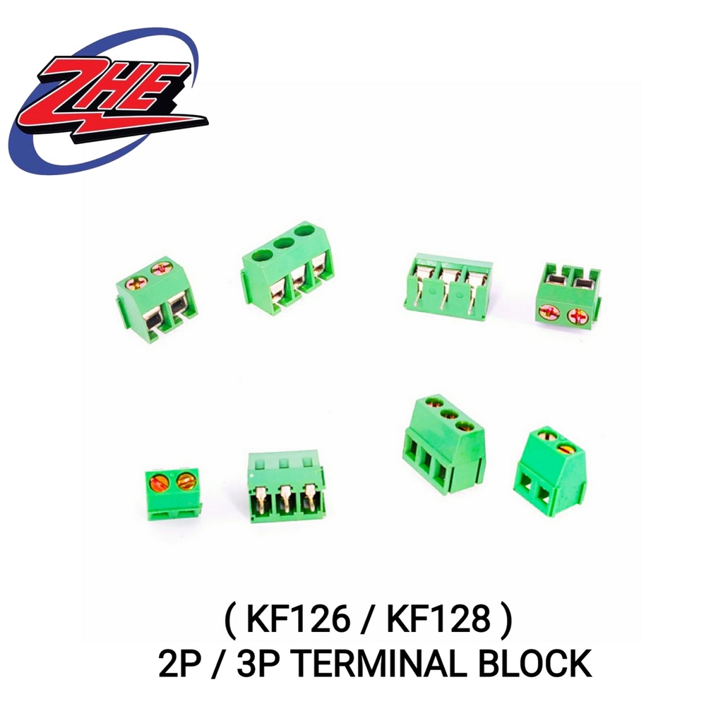 ( KF126/ KF128 ) SCREW TERMINAL BLOCK 2WAY / 3WAY | Shopee Malaysia