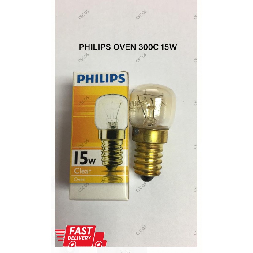 Philips 15w 300 c deals oven bulb