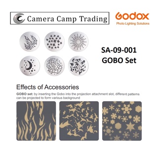 Godox GOBO Set SA-P SA-17 SA-06 SA-09 SA-10 Accessories for Godox