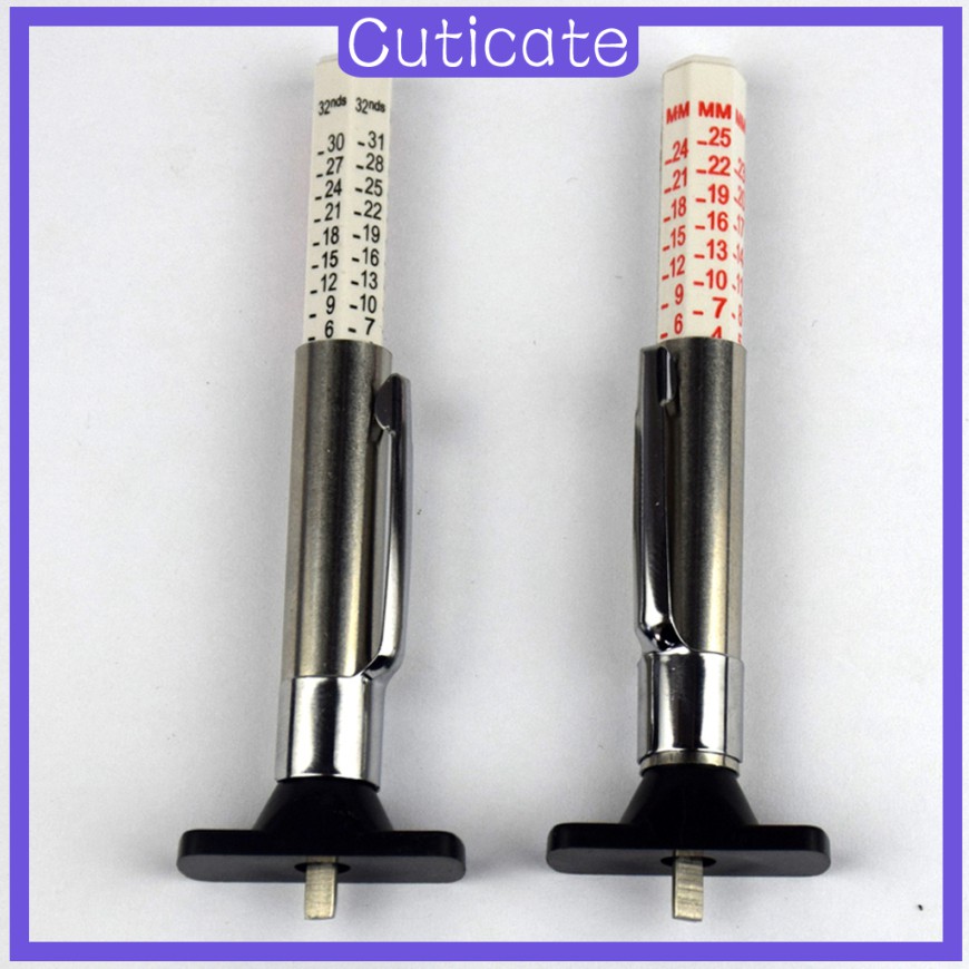 [CUTICATEMY] Tire Tread Depth Gauge 32nds & Truck SUV White Shopee