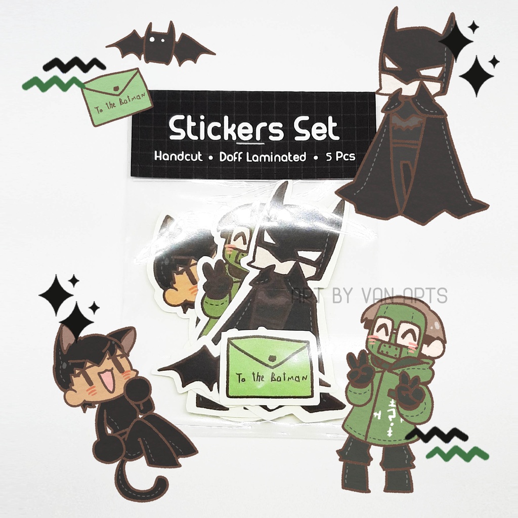 Stickers Set - The Batman | Shopee Malaysia