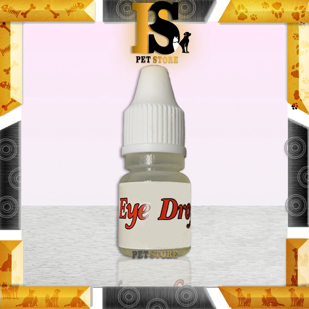 EYE DROP ubat mata for Dog/ Cat /Small Animals 5ml (Eye Drops For Eye