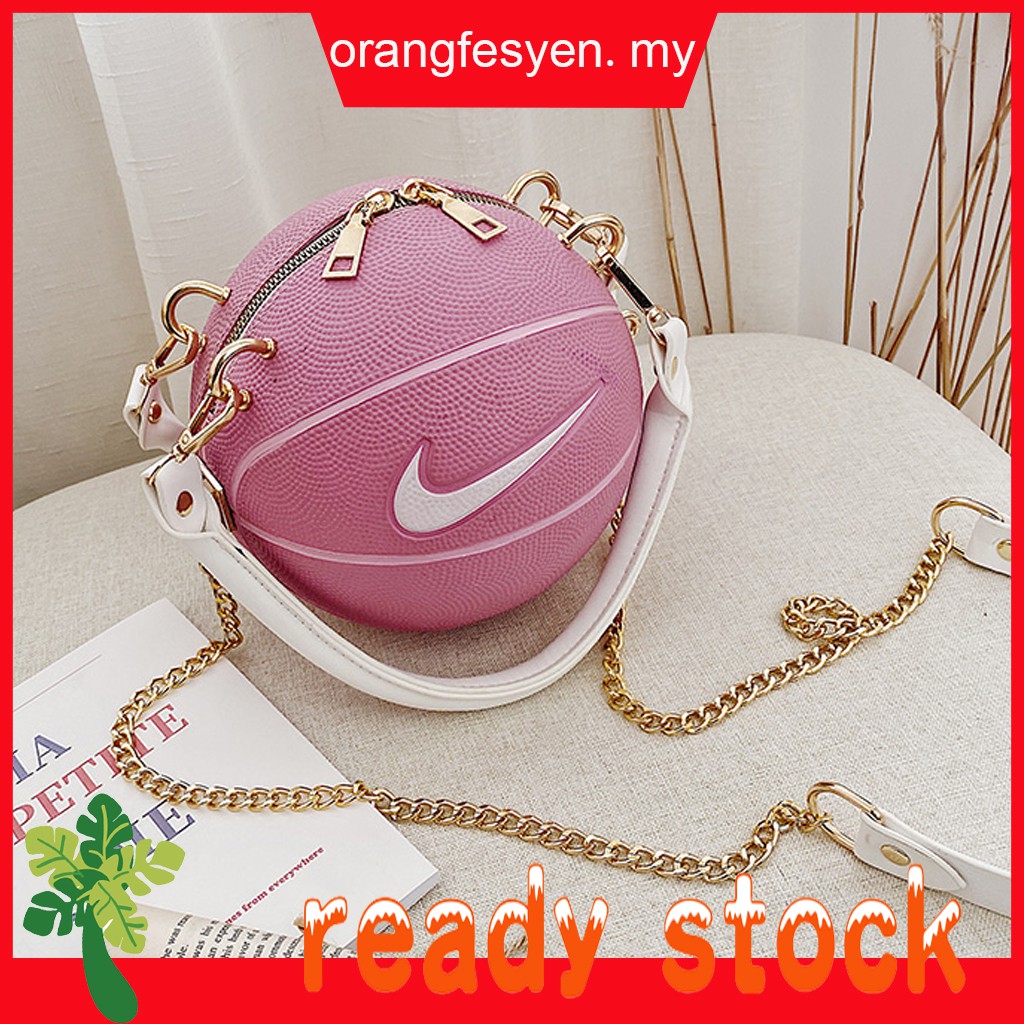 Basketball handbag online pink