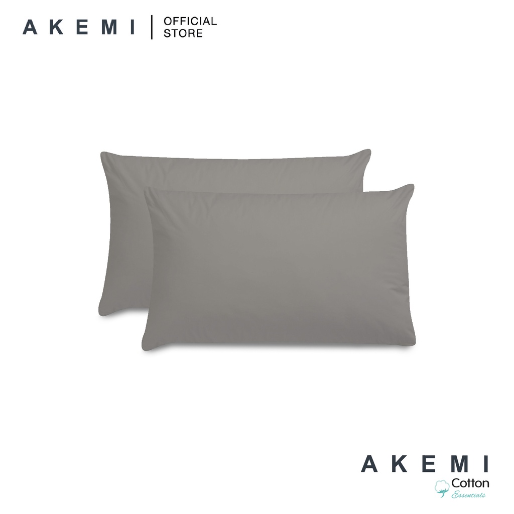 AKEMI Cotton Essentials Colour Home Divine 650TC Pillow Case Set (2 pcs