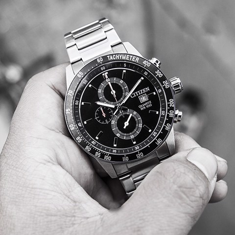 Citizen hotsell tachymeter black