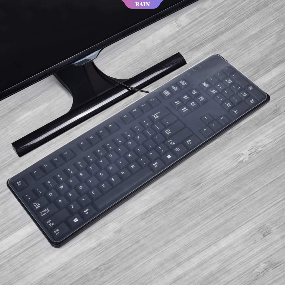 Universal Keyboard Protective Film Clear Waterproof Anti-Dust Silicone ...