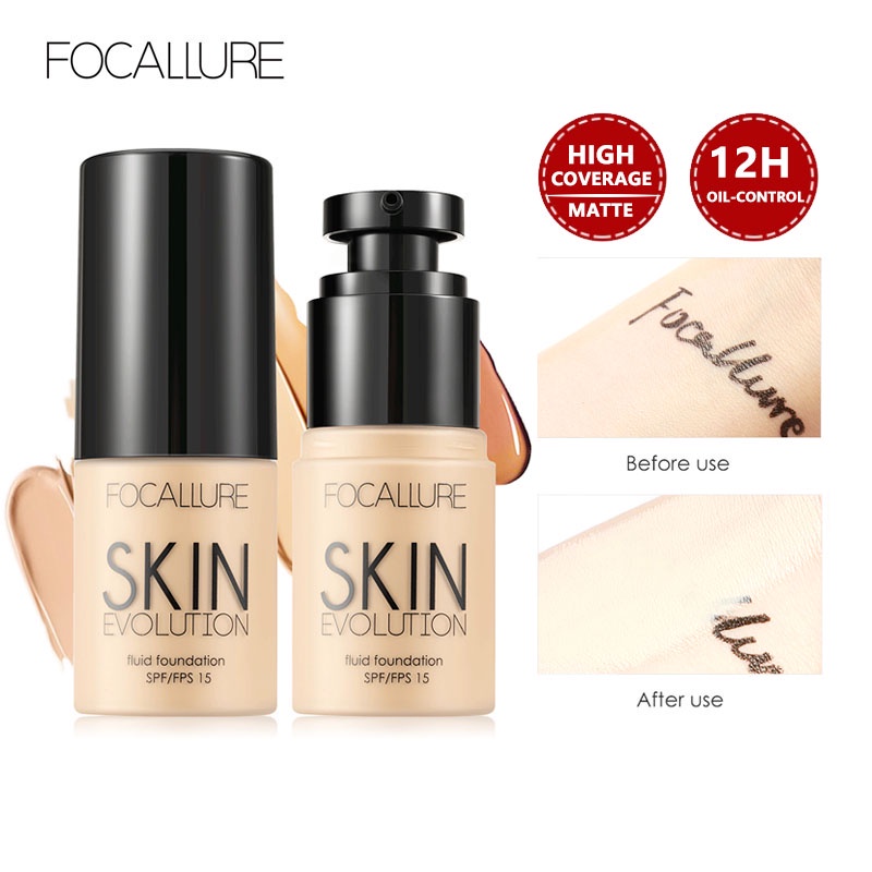 FOCALLURE FA30 BB Cream Concealer Liquid Coverage Foundation Face Base ...
