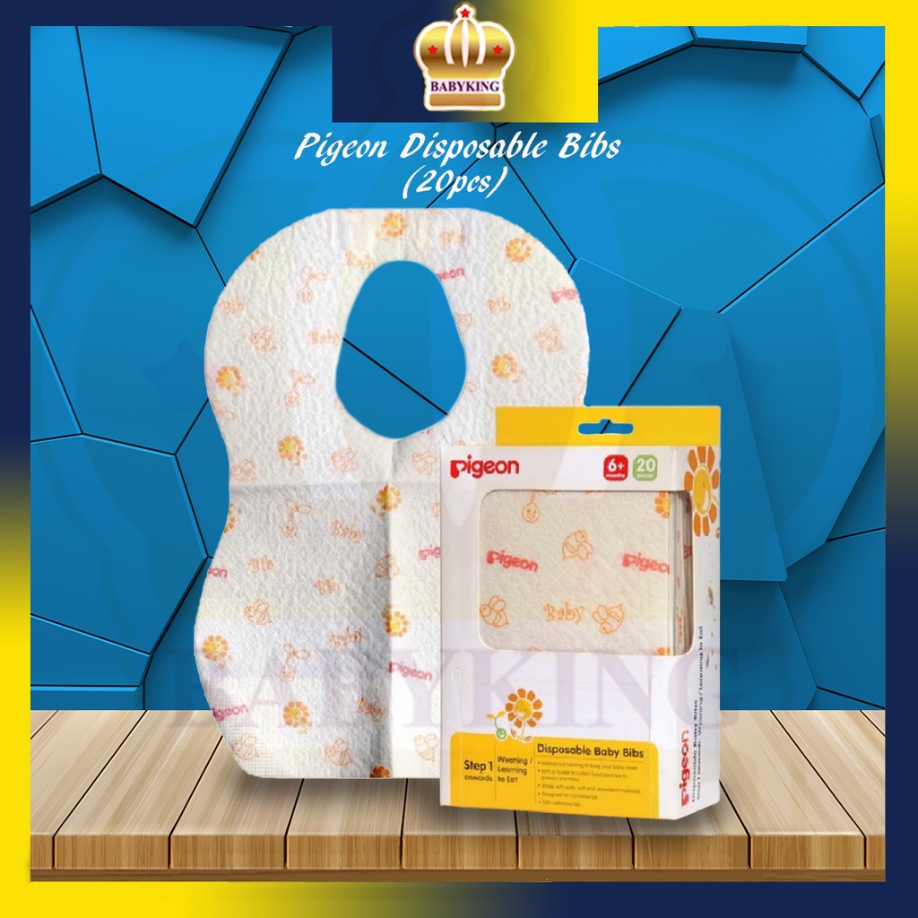 Original Pigeon Disposable Bib Bibs (20's) Shopee Malaysia