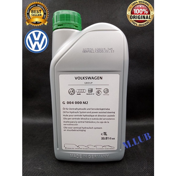100% original Volkswagen, Audi hydraulic fluid formulated ATF power ...