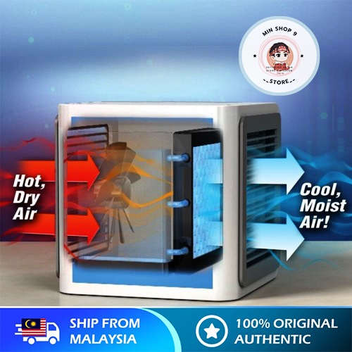 USB Tabletop Mini Aircond Air Cooler Air Conditioner Cooling Fan Arctic