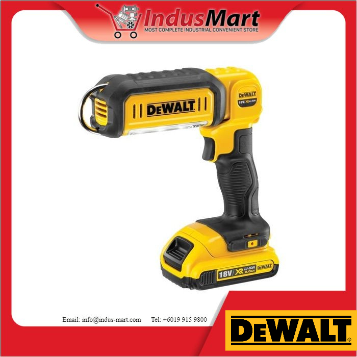 DEWALT DCL050-XJ 18V XR LI-ION HANDHELD LED WORKLIGHT | Shopee Malaysia