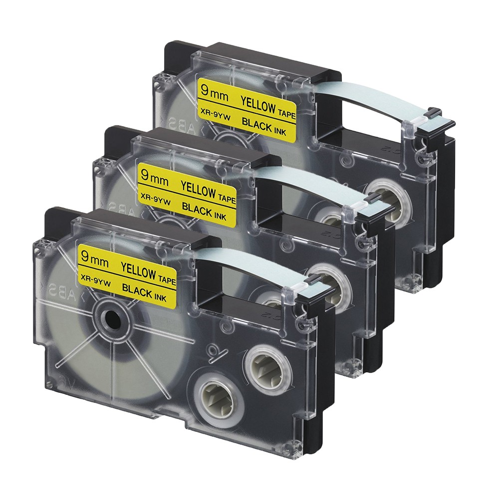 XR9YW XR9YW Label Printer Tape Compatible CASIO EzLabel KL100 KL120