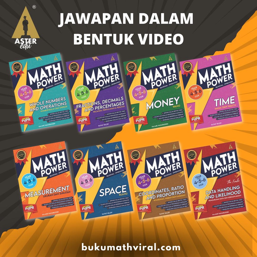 Math Power by Aster (Buku latihan Matematik) | Shopee Malaysia