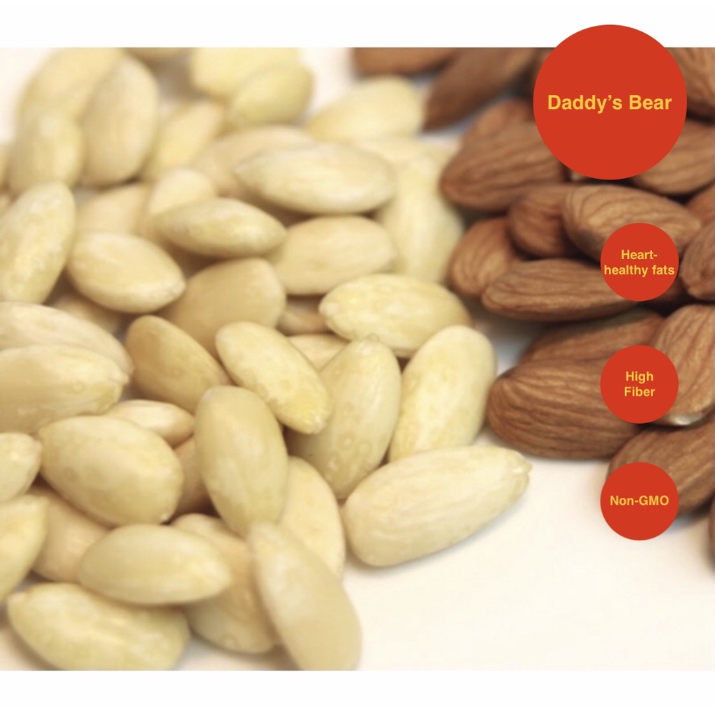 💥Rayaraya!!💥 USA Premium Skinless Whole Raw Almonds 500g 1kg Almonds