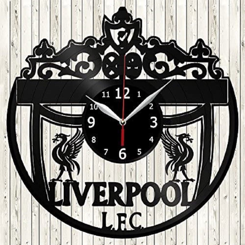 Liverpool Football Team Competition LED 3D Vinyl Record Wall Clock ...