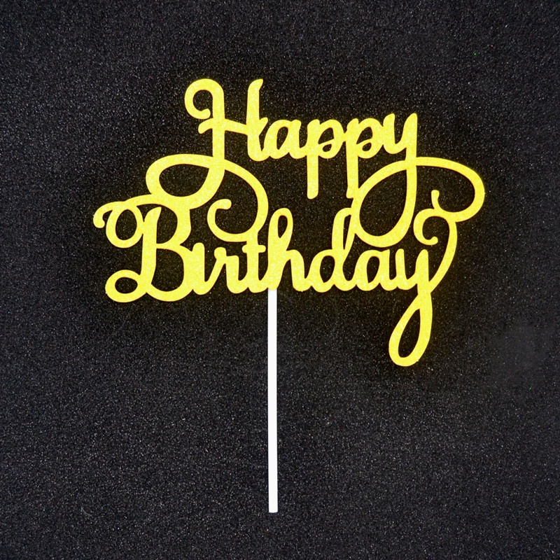 Order. Happy Birthday Writing Topper | Shopee Malaysia