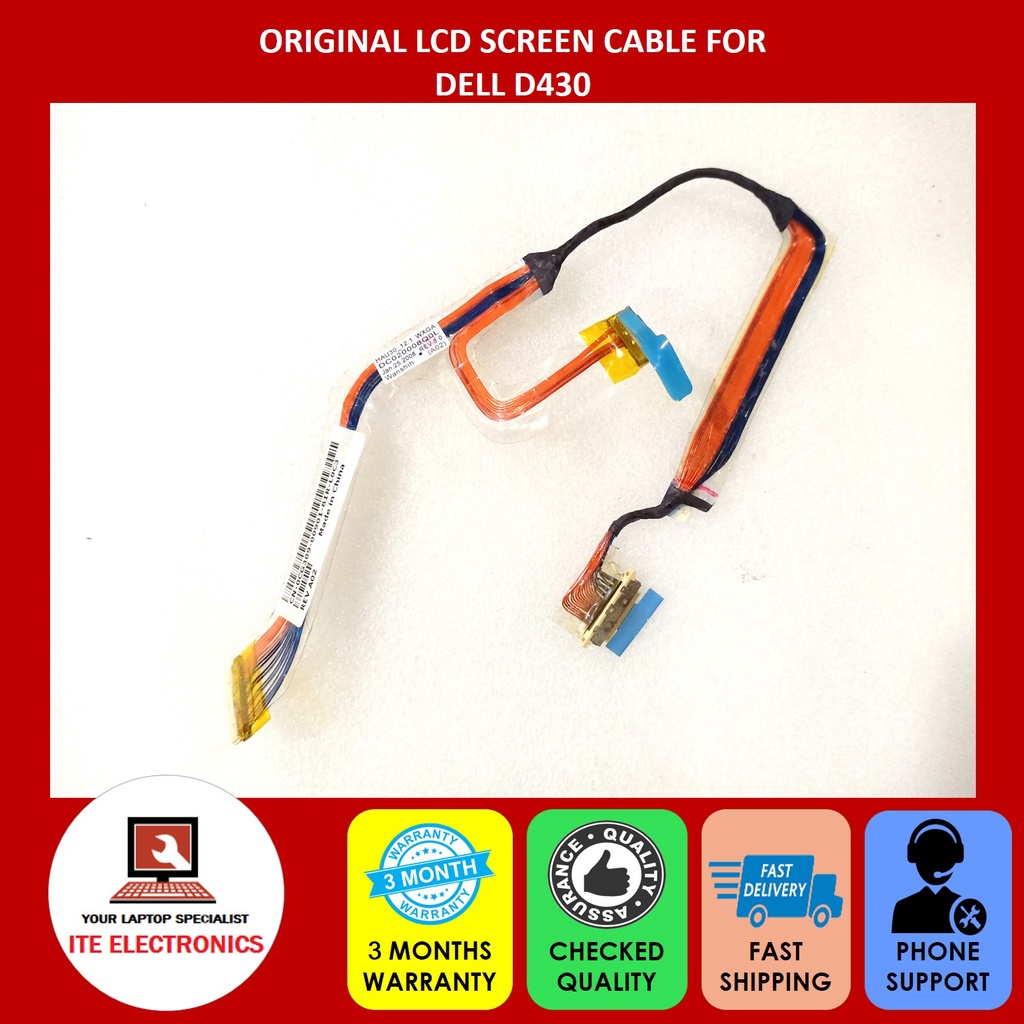 ORIGINAL DELL D430 LCD SCREEN CABLE | Shopee Malaysia