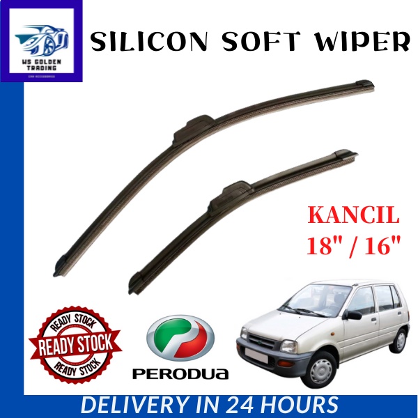 PERODUA KANCIL SOFT SILICONE WIPER BLADE (2PCS/SET) Shopee Malaysia