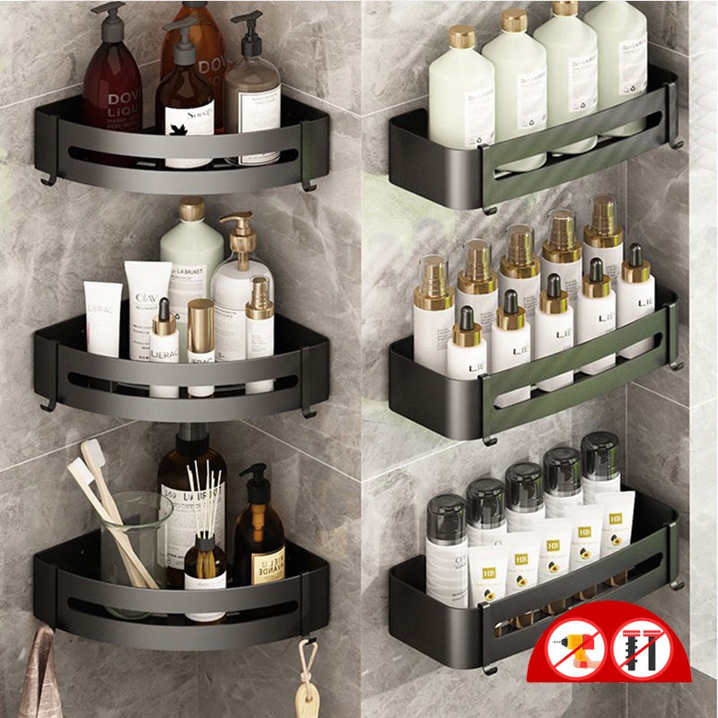 MEIDOO Bathroom Hardware Storage Corner Rack | Shopee Malaysia