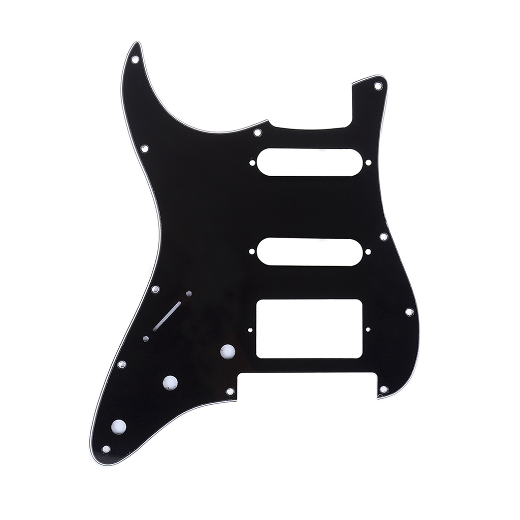 Musiclily Pro Left Handed 11-Hole Modern Style Strat HSS Guitar ...