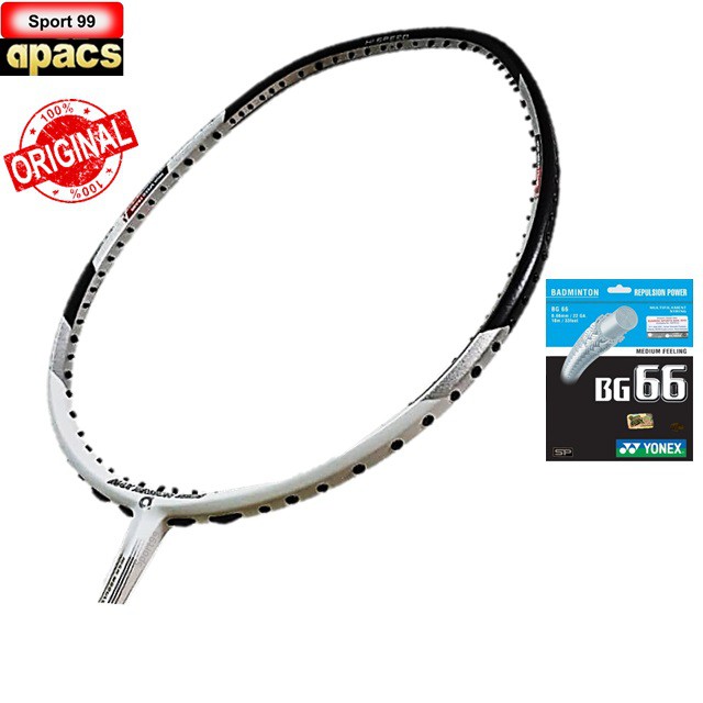 Apacs Lethal 10【Install with String】Yonex BG66 (Original) Badminton ...