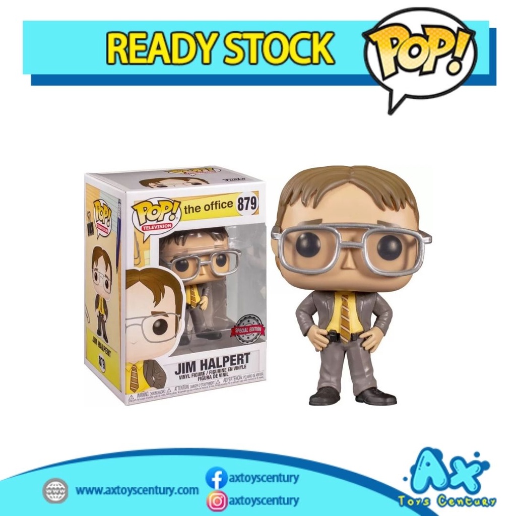 Funko Pop! The Office - Jim Halpert #879 Édition BoxLunch - Neuve Sous Blister
