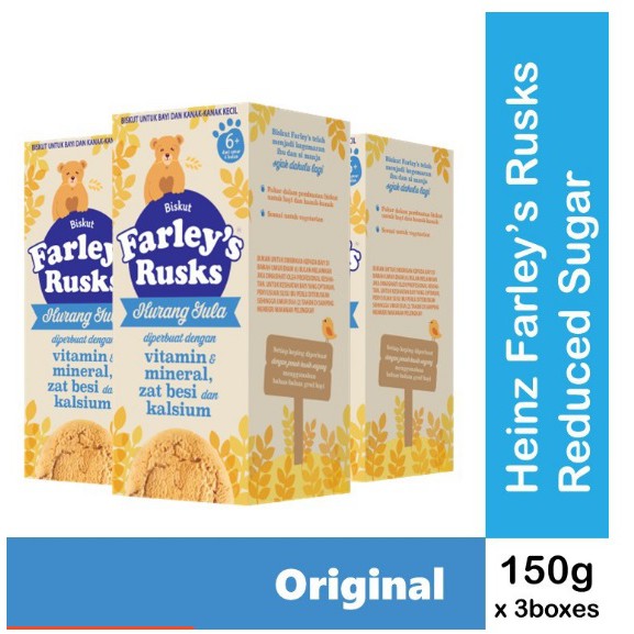 Farley's reduced deals sugar rusks