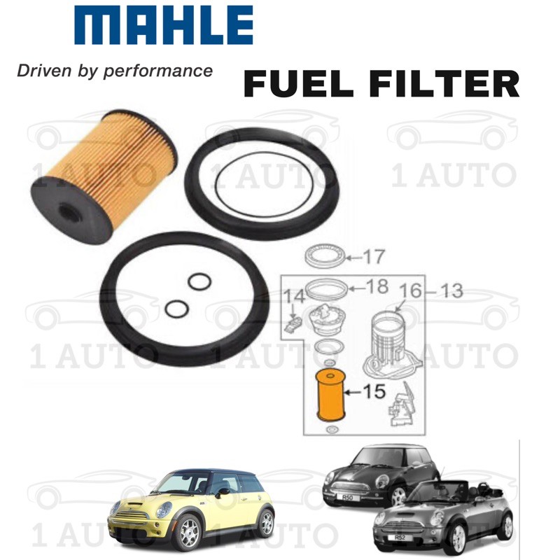 Mini r53 deals fuel filter