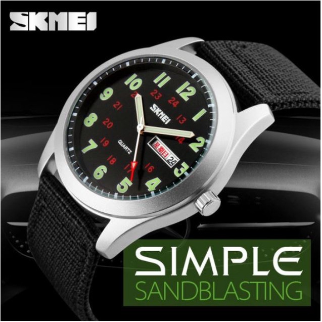 SKMEI 9112 ANALOG NYLON STRAP ORIGINAL MEN CASUAL WATCH | Shopee Malaysia