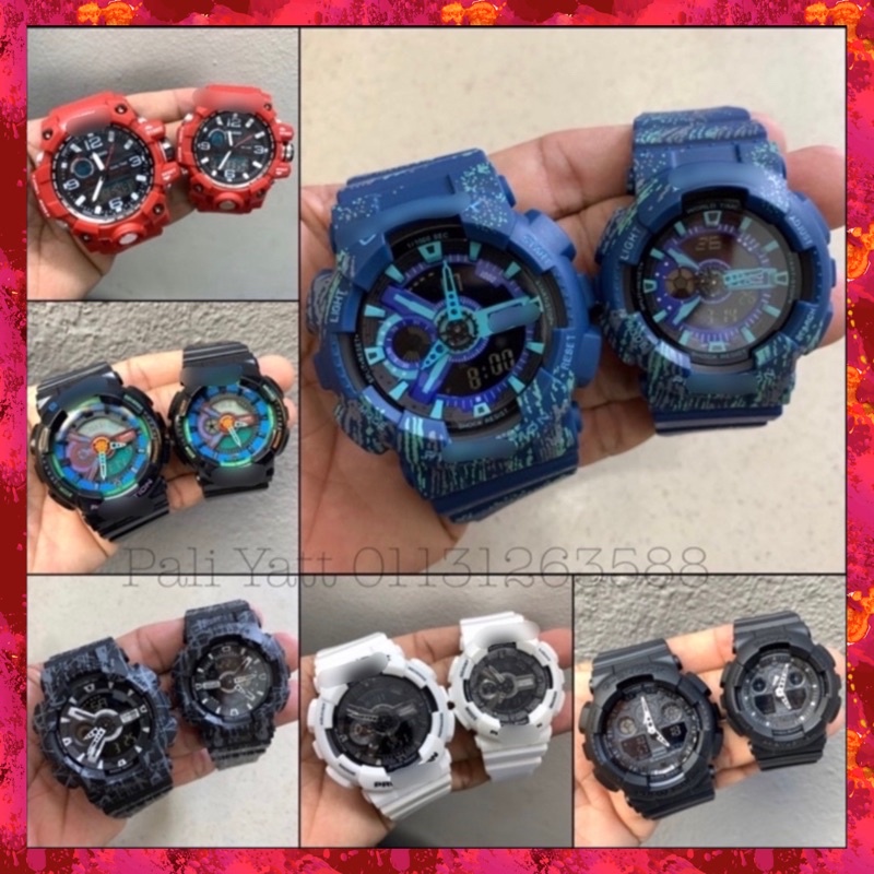 GSK COUPLE WATCH SET JAM TANGAN COUPLE Shopee Malaysia