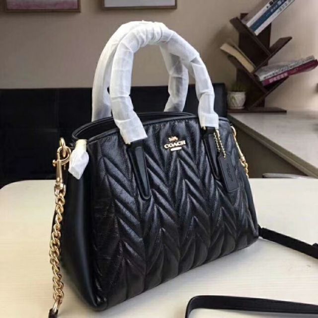 COACH MINI SAGE CARRYALL WITH QUILTING Shopee Malaysia