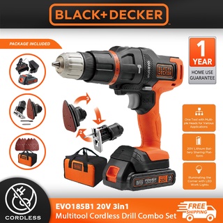 Black and decker on sale impact drill set