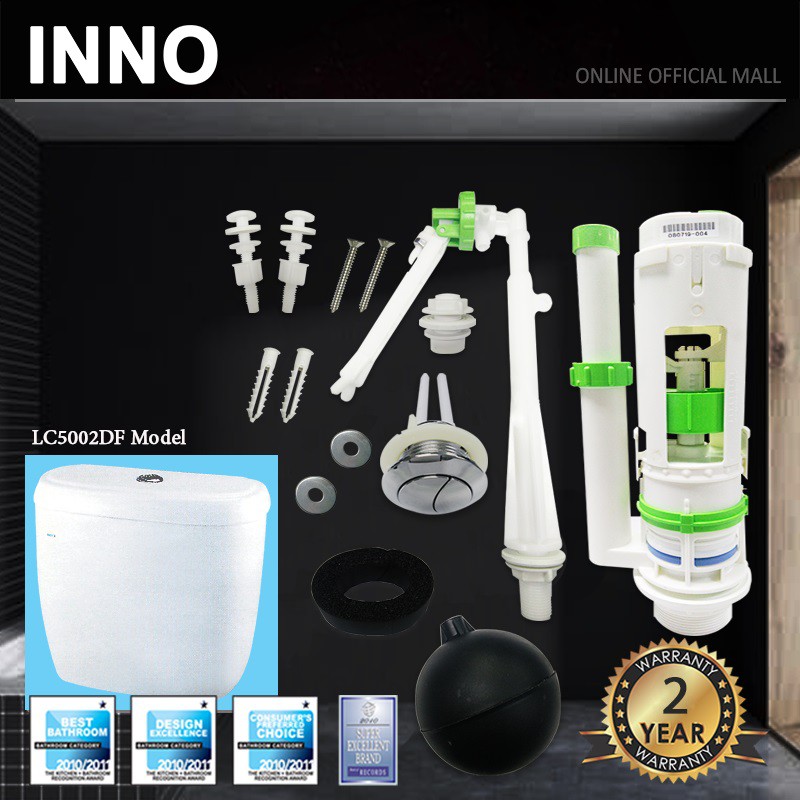 INNO FTG5002DF INTERNAL FITTING C/W DUAL FLUSH PUSH BUTTON | Shopee ...