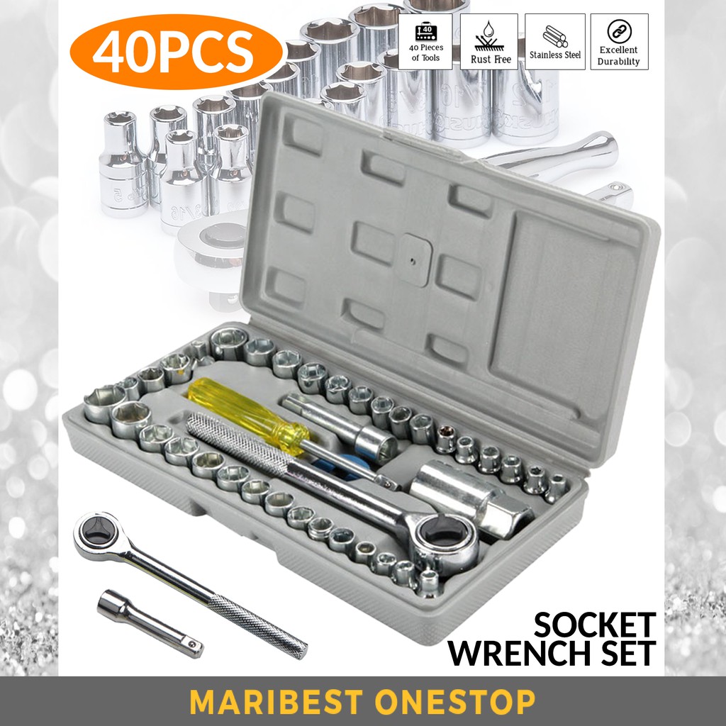 Socket wrench on sale set shopee