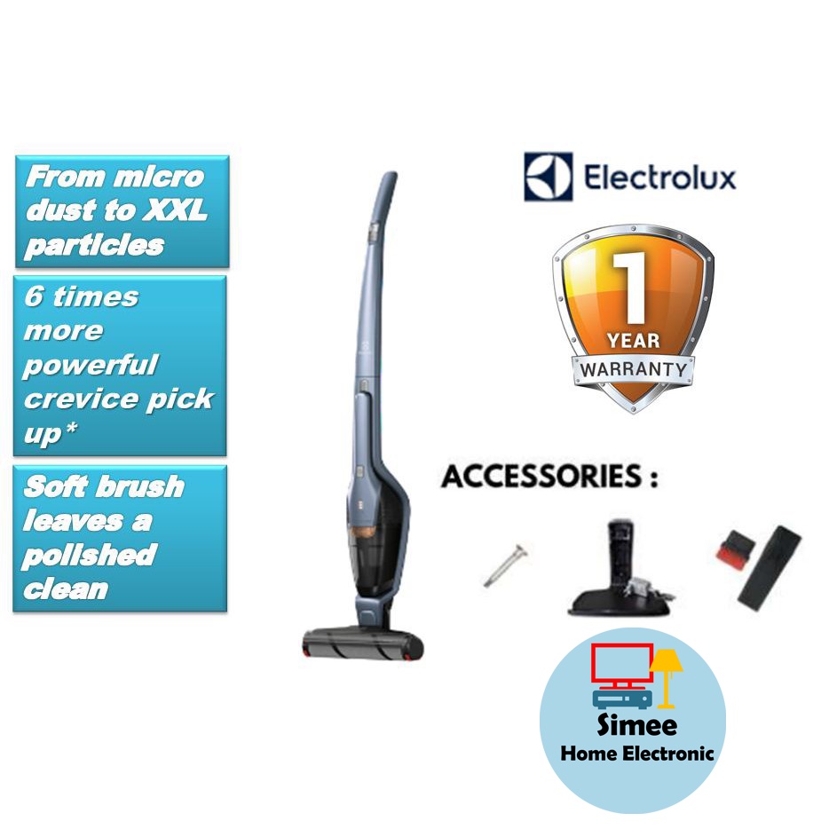 Electrolux ZB3411 Ergorapido PowerPro Cordless Stick Vacuum Cleaner Shopee Malaysia