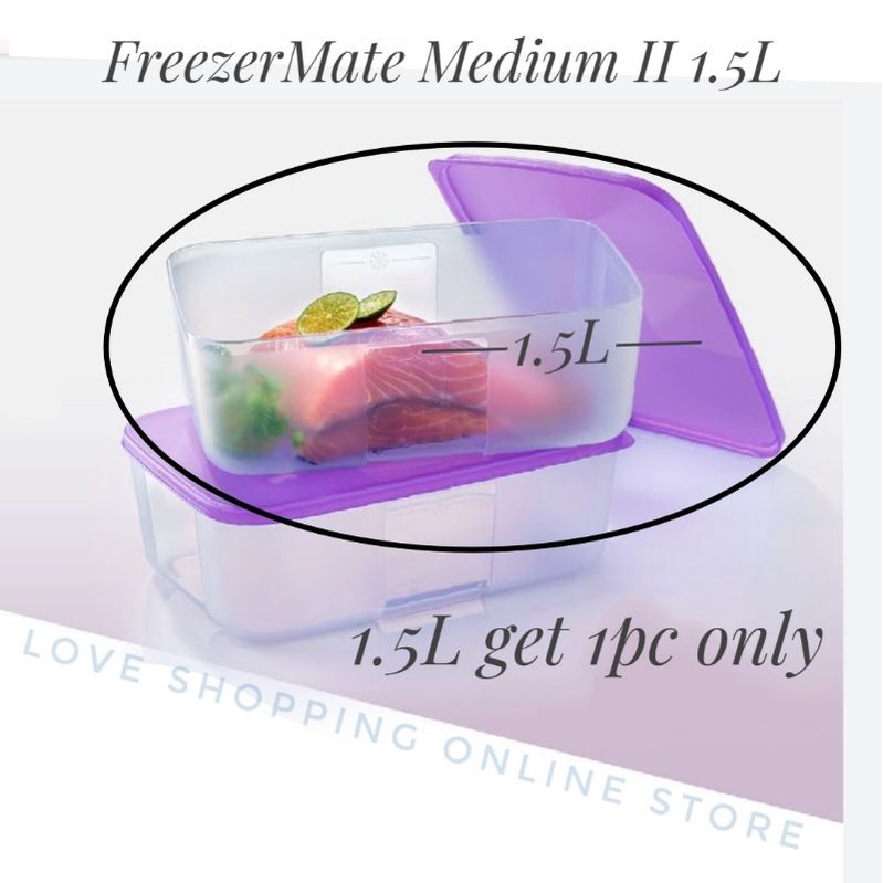 Tupperware FreezerMate Medium II 1.5L(1pc) | Shopee Malaysia