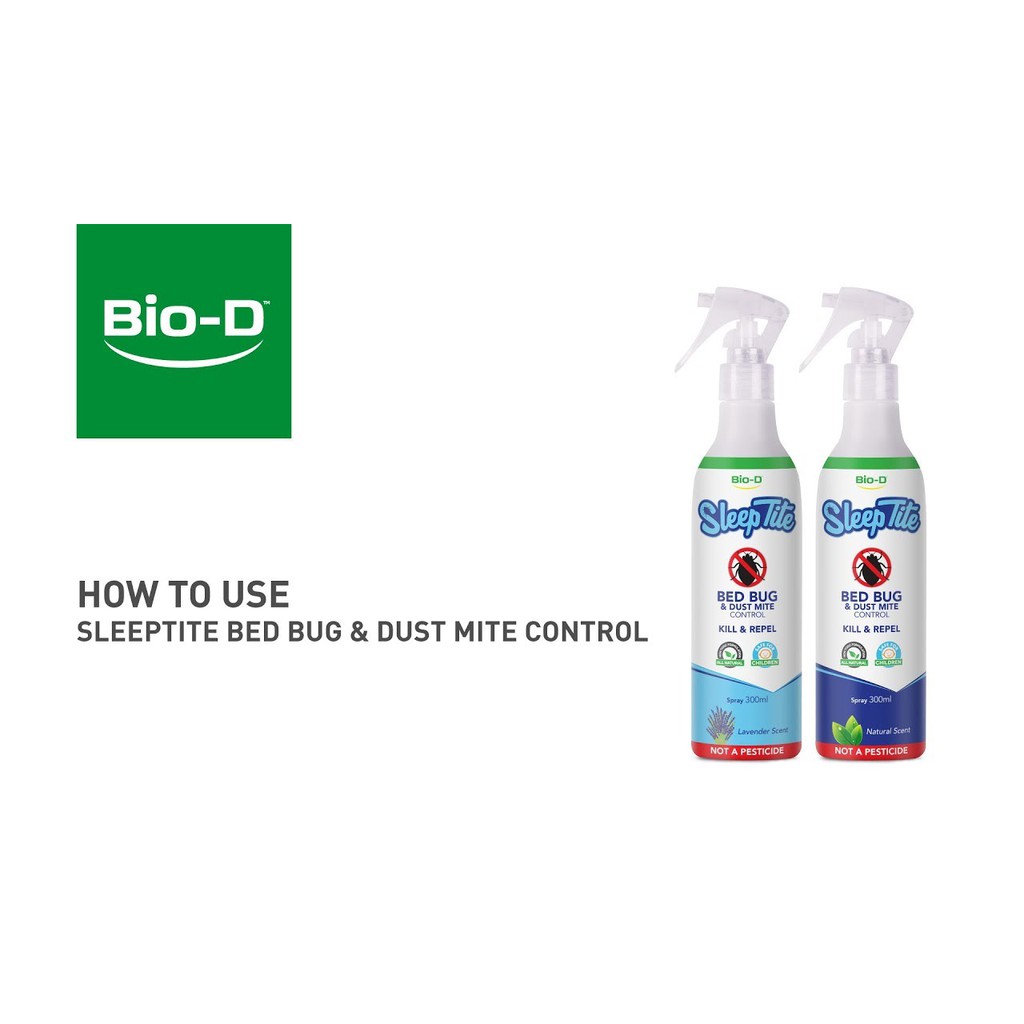 BIOD BED BUG & DUST MITE CONTROL 300ML/BOT[LAVENDER] / [NATURAL] [EXP