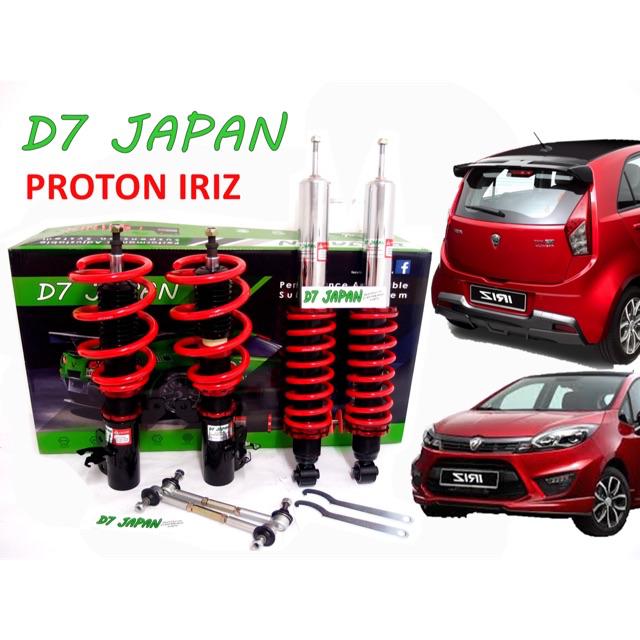 D7 JAPAN ADJUSTABLE HI LOW BODY SHIFT SATRIA NEO EXORA PERDANA V6 IRIZ