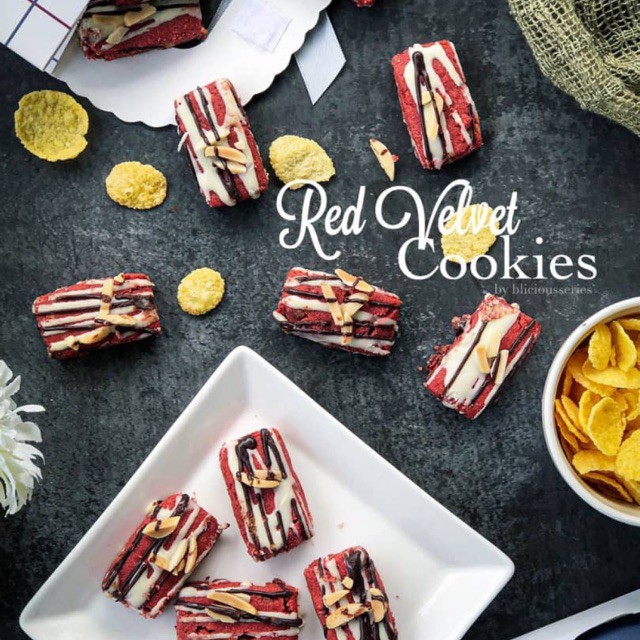 BISKUT RAYA [READY STOCK] RED VELVET BY BLICIOUS | Shopee Malaysia