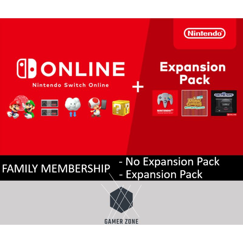 [Within 1 Hour Delivery] Nintendo Switch Online Family Membership ...